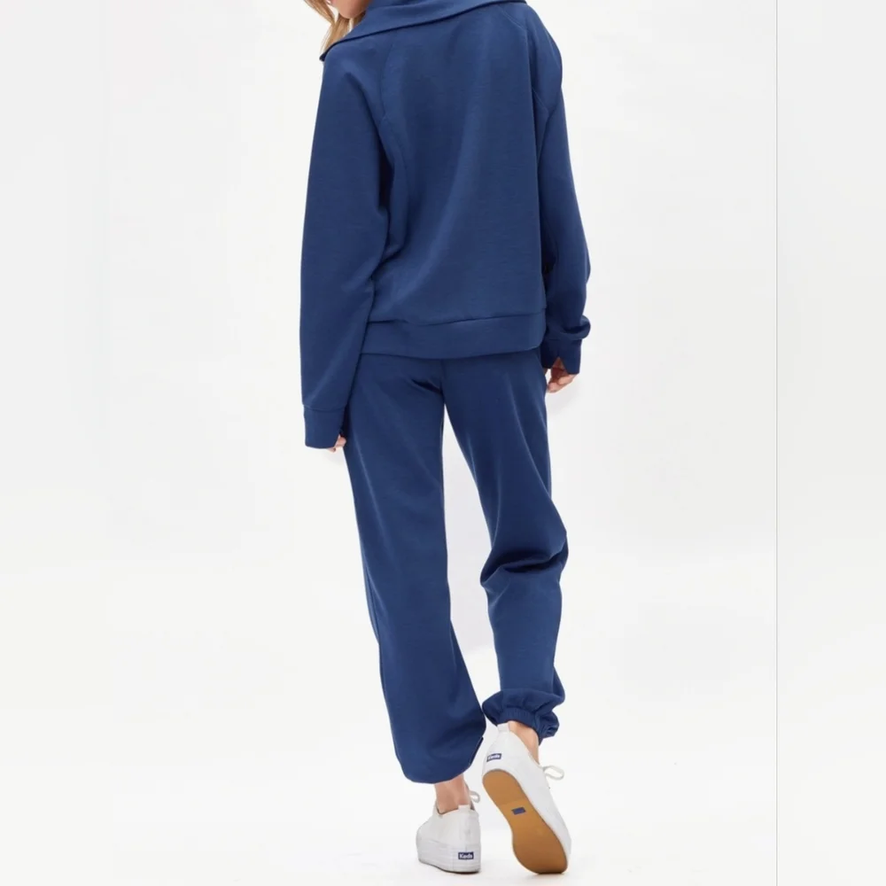 #61884 🛑XL Quarter Zip Pullover+Jogger Modal 2pc Set - Picture 4 of 13